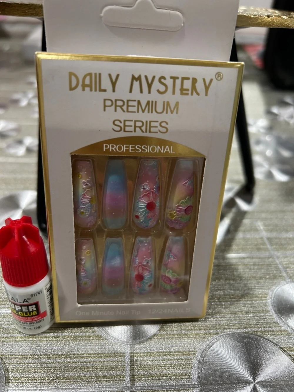 Premium Series Press on Nails with Nail Glue. 12-24 nails.